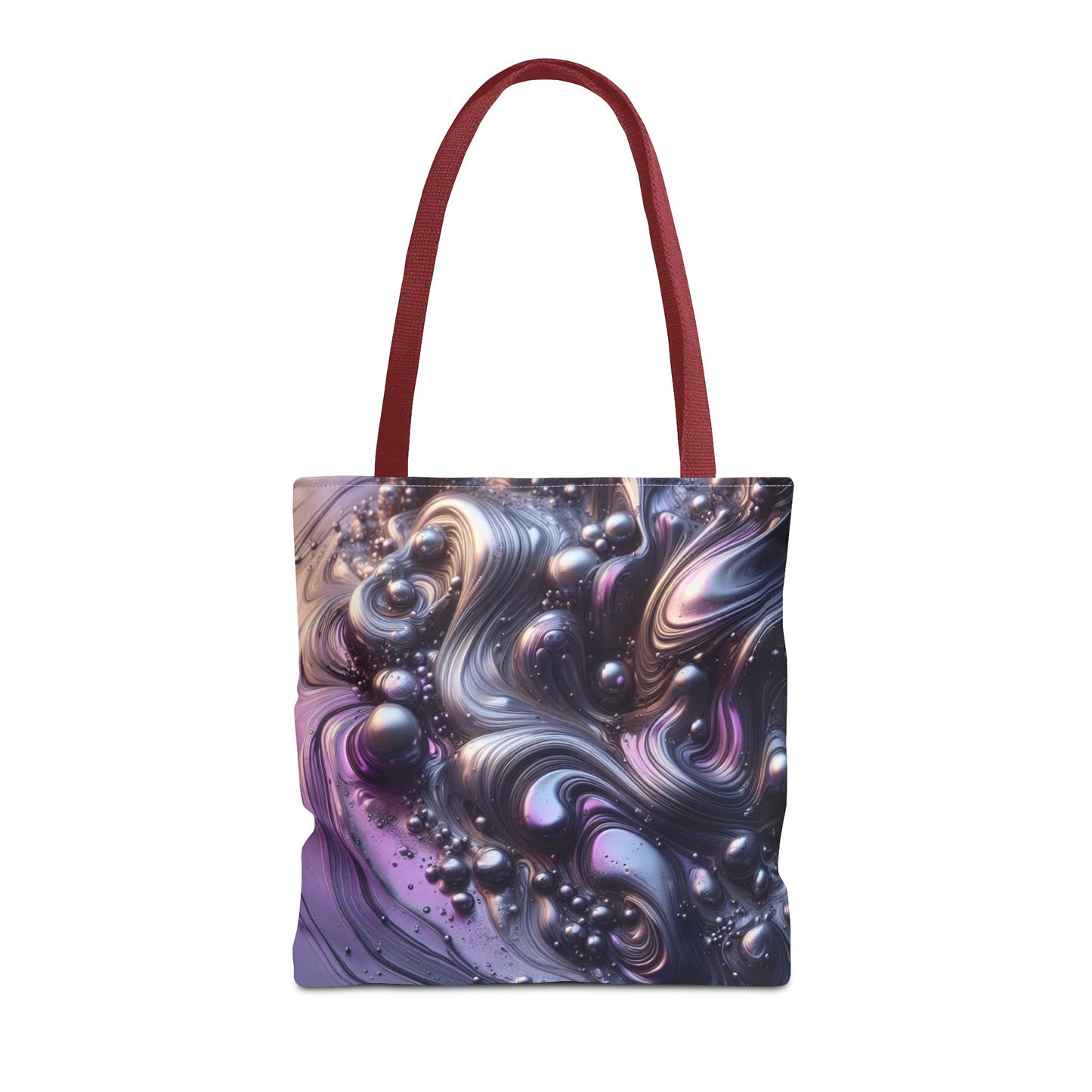 Molten Purple & Steel Tote Bag