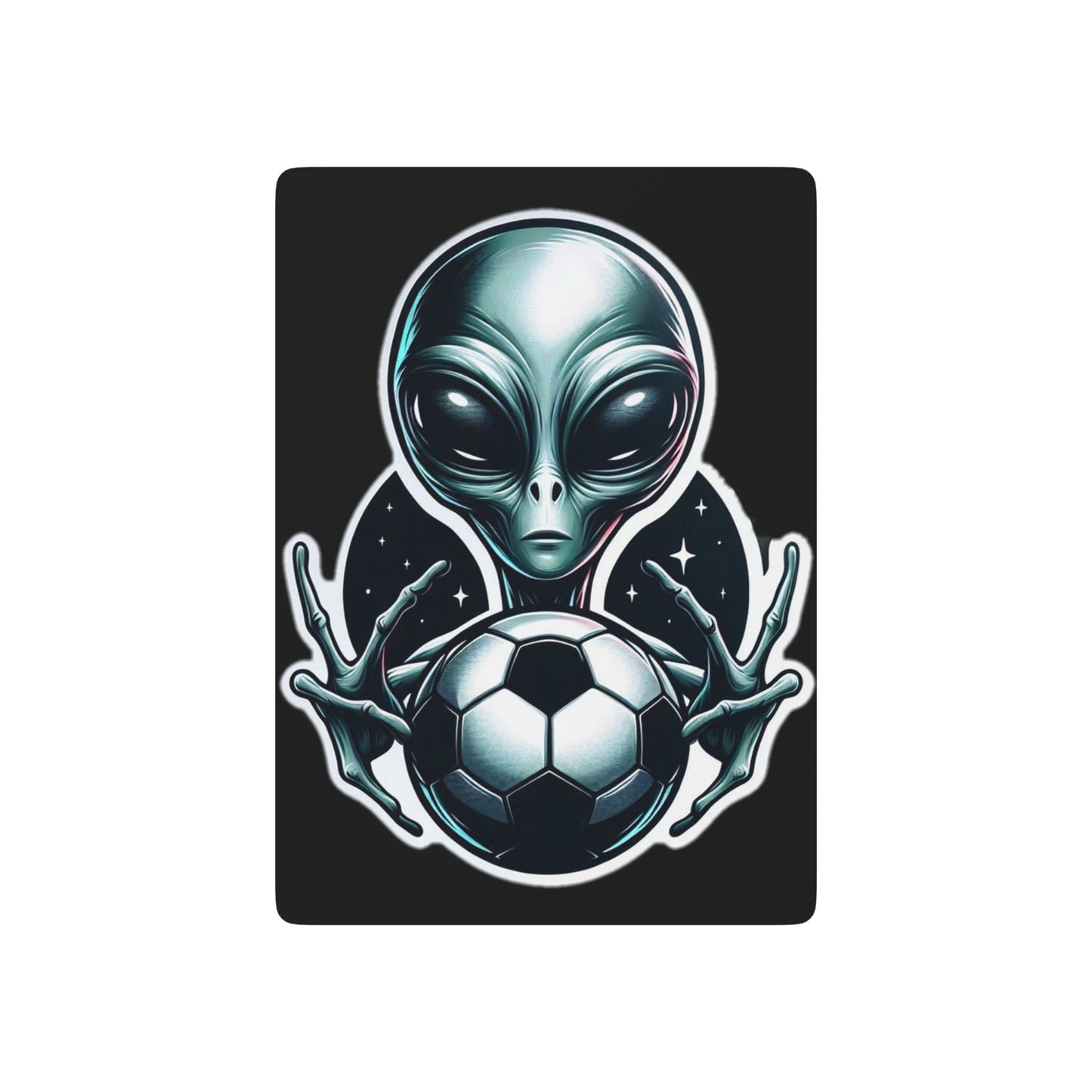 Alien Soccer Playing Cards