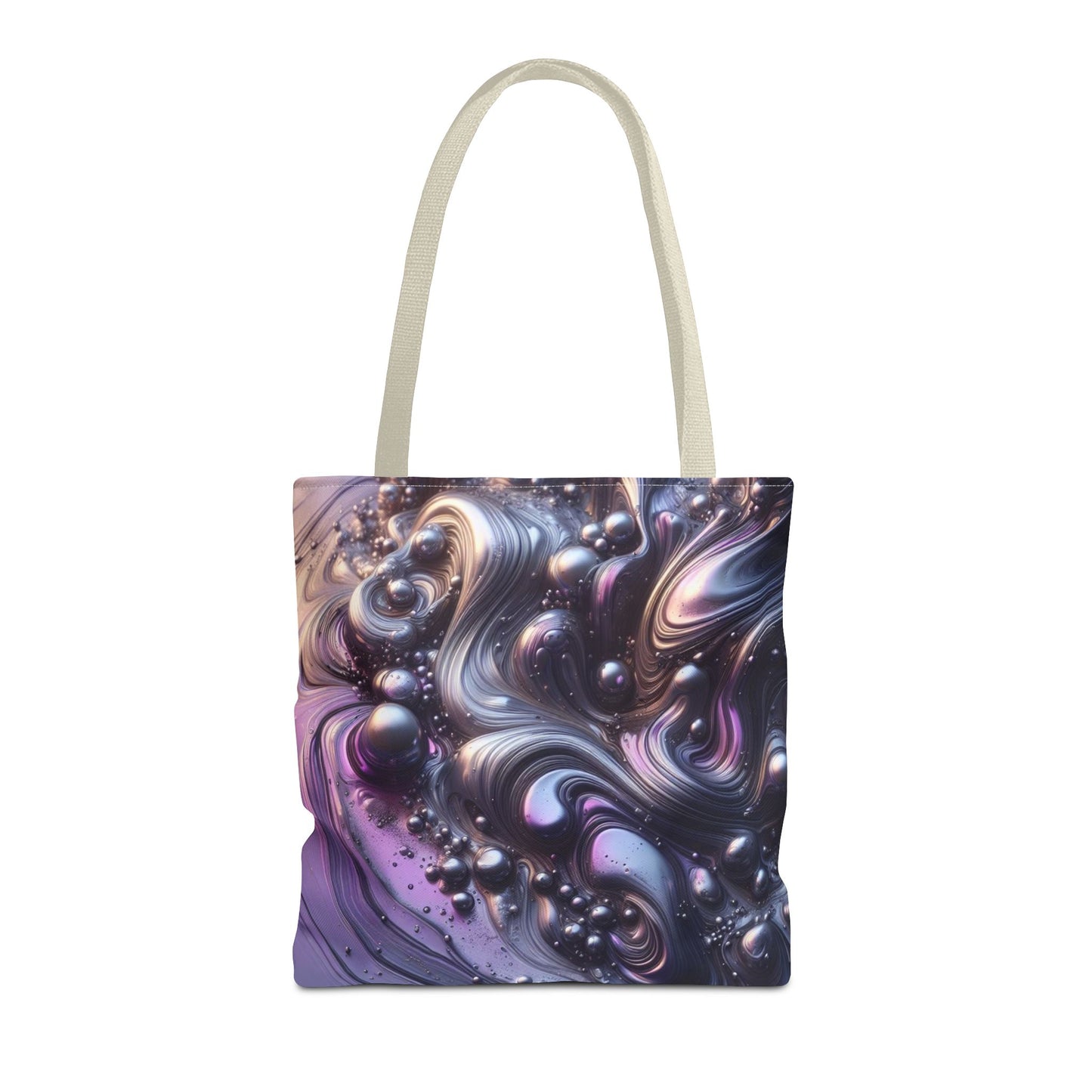 Molten Purple & Steel Tote Bag