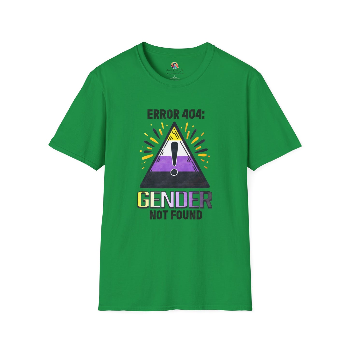 Error 404! Gender Not Found Pride Softstyle T-Shirt