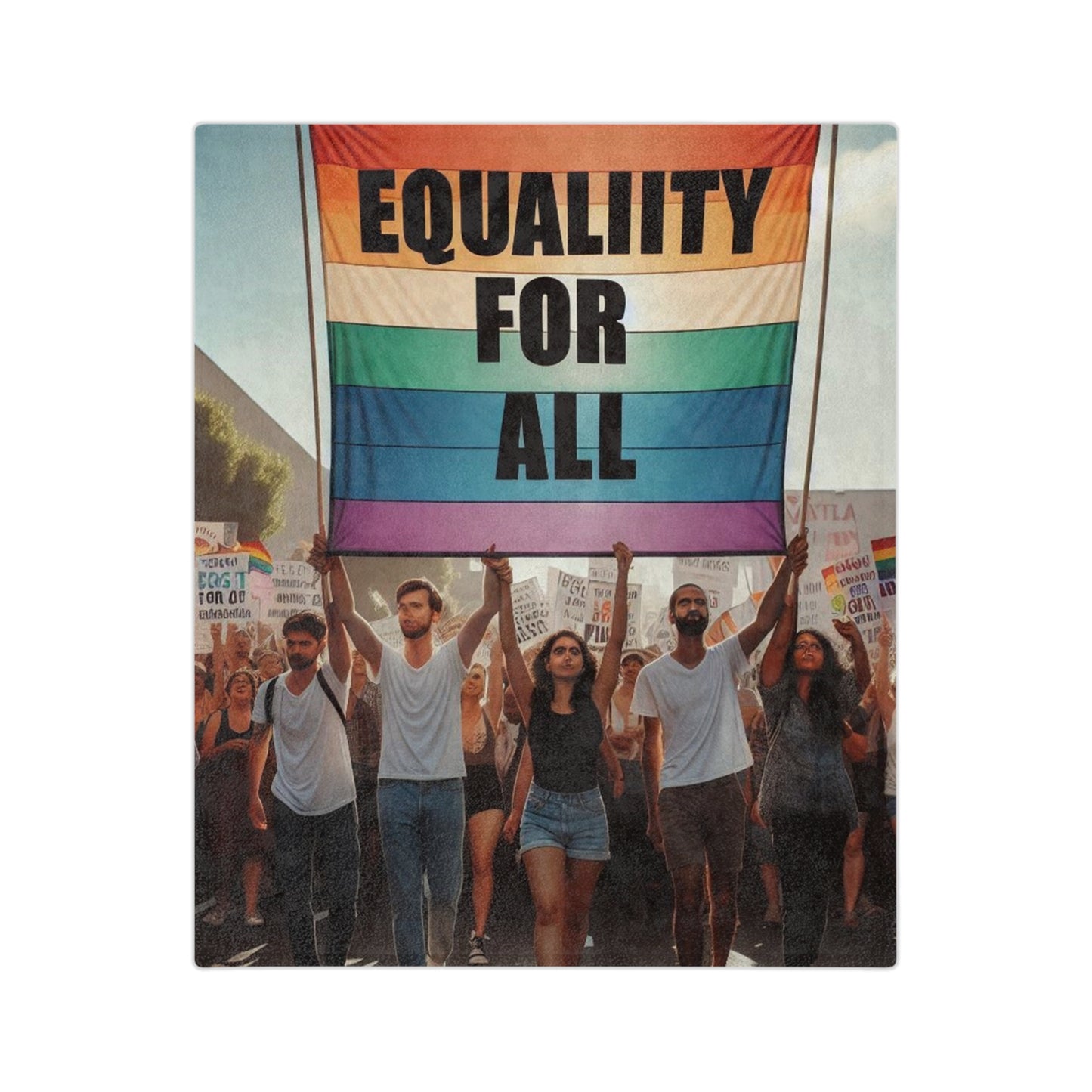 Equality for All Microfiber Blanket