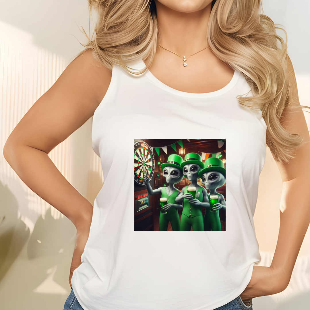 Irish Aliens Racerback Tank