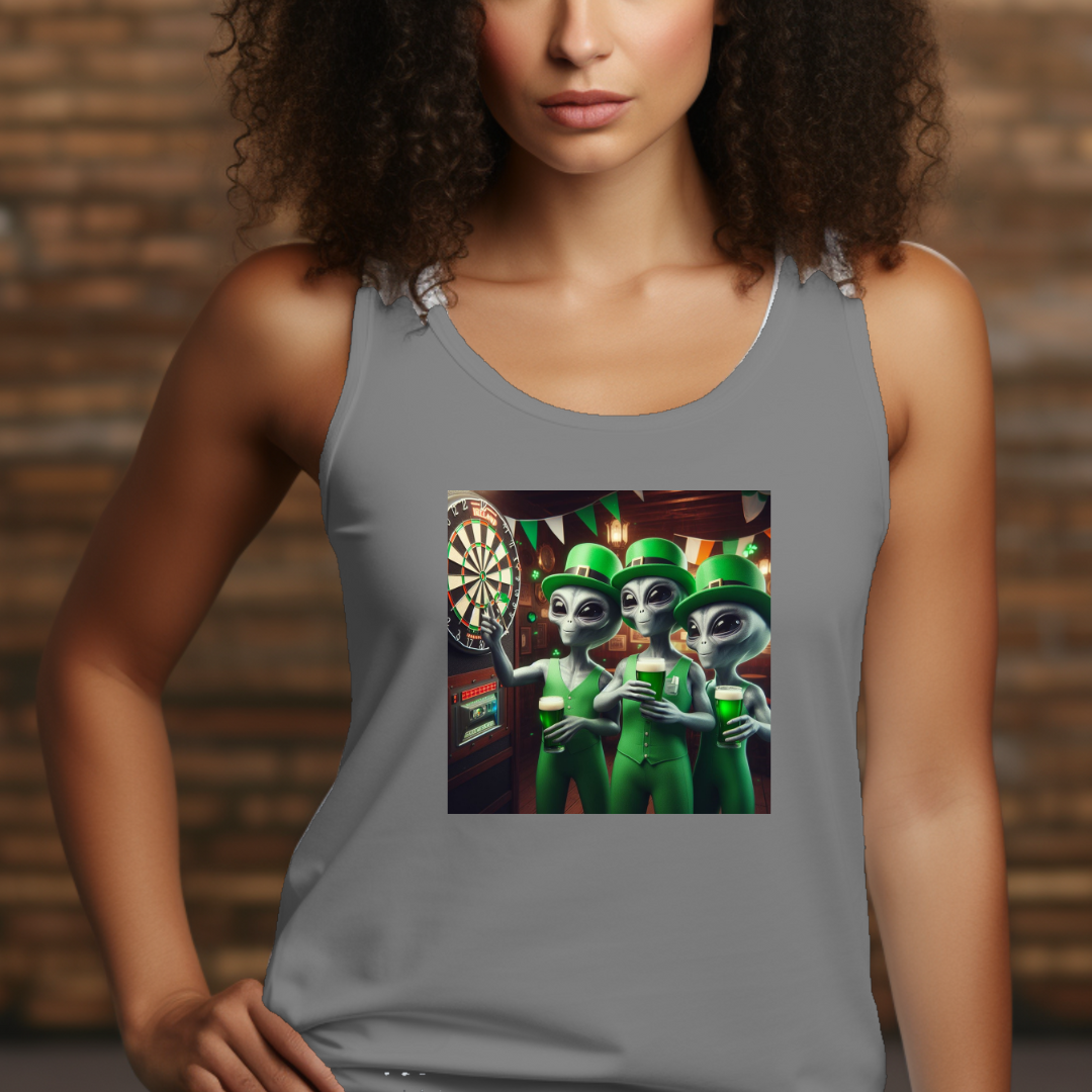 Irish Aliens Racerback Tank