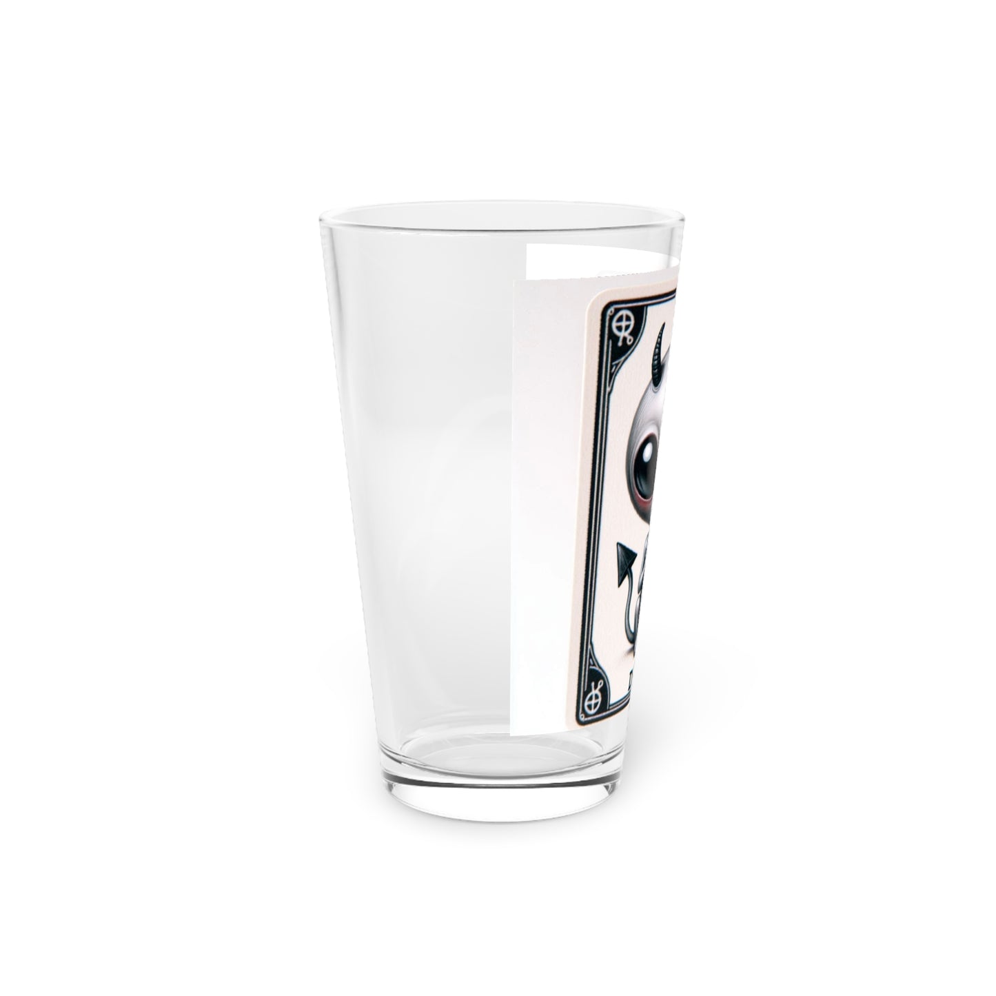Alien Devil Tarot Pint Glass