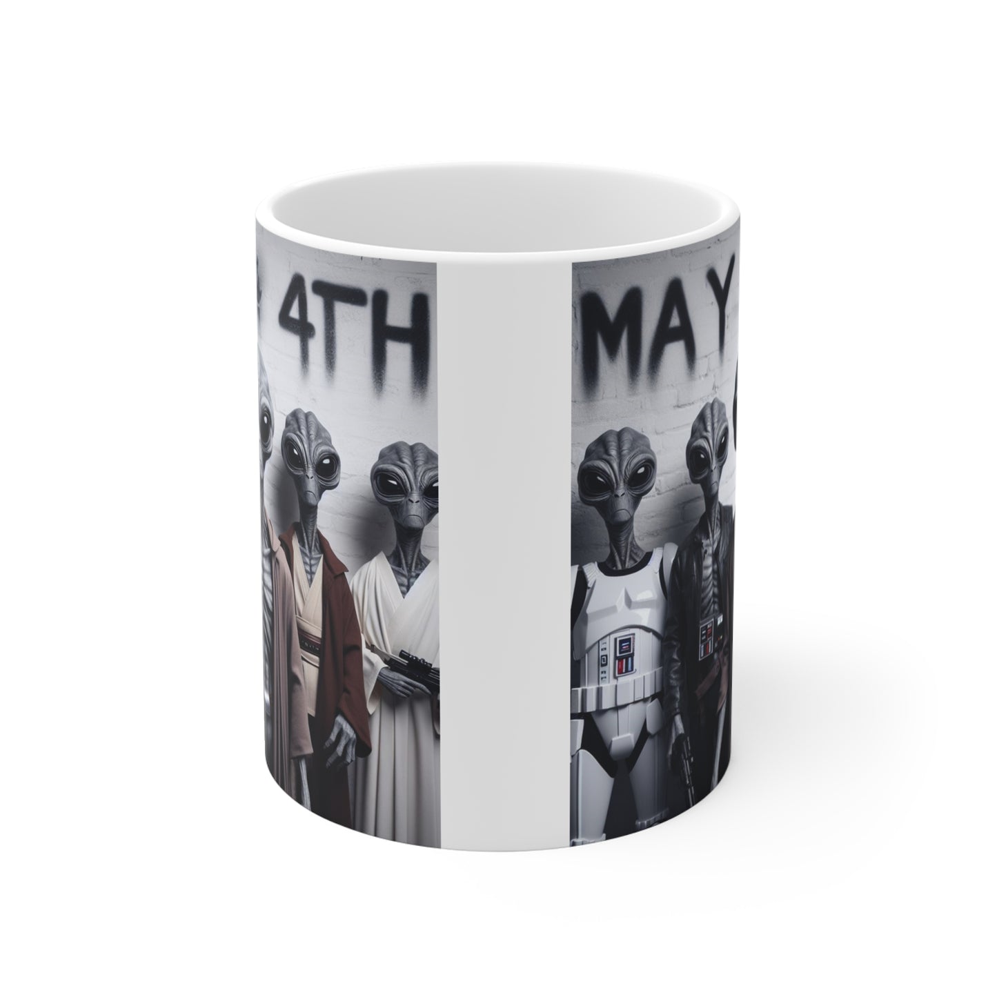 May the Fourth Aliens in Costume Mug