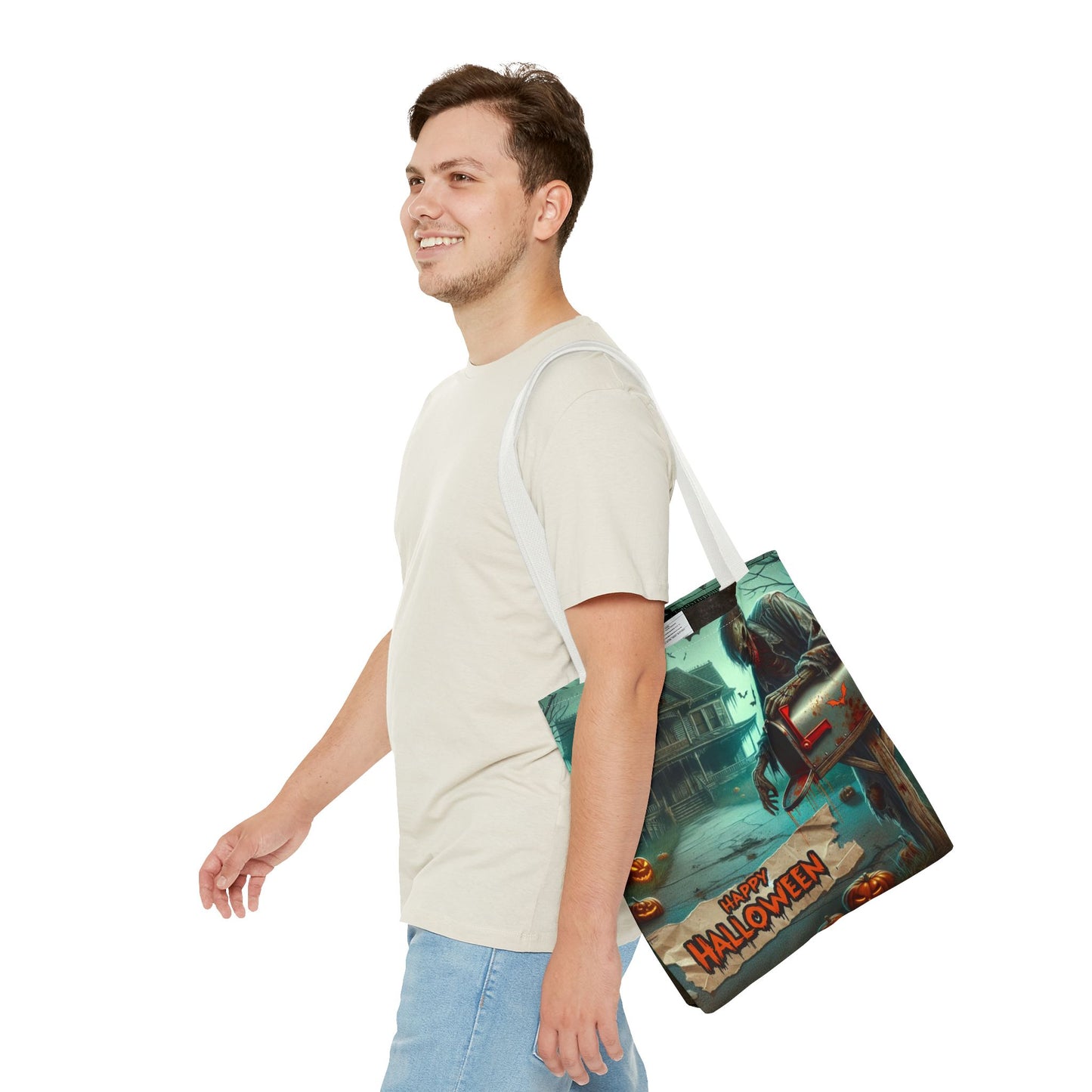 Halloween Zombie Tote Bag