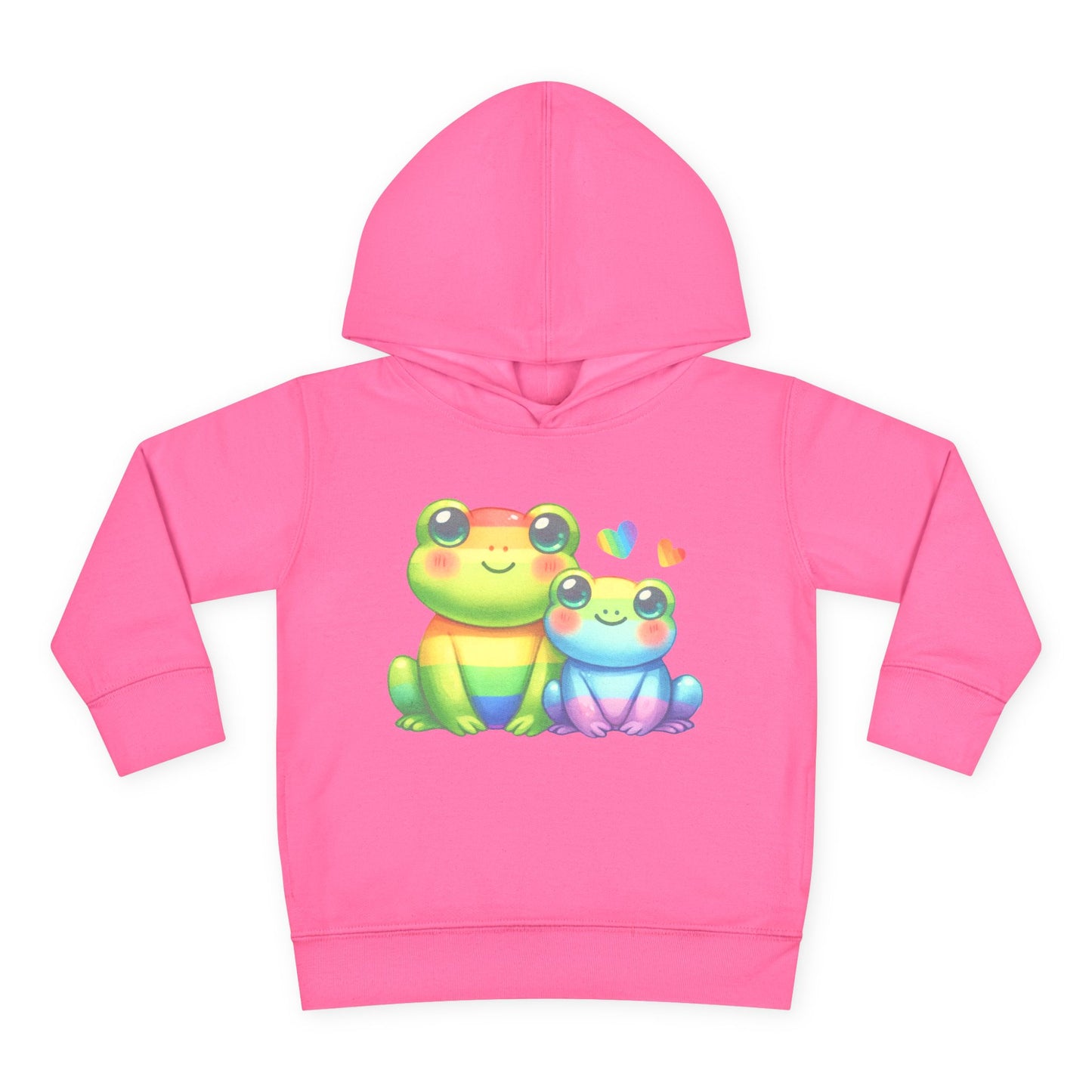 Rainbow Frogs Toddler Hoodie