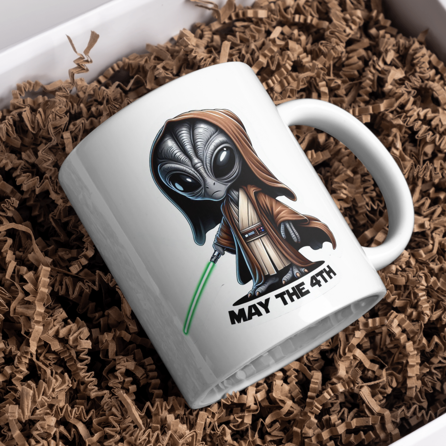 Comic Alien Jedi Mug
