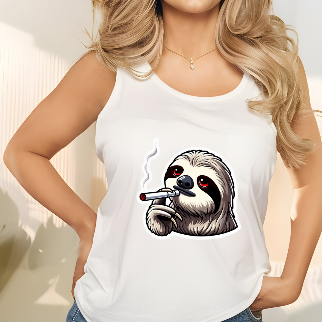 420 Sloth Racerback Tank