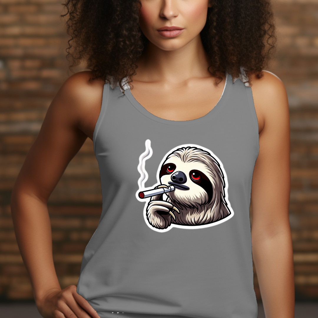 420 Sloth Racerback Tank