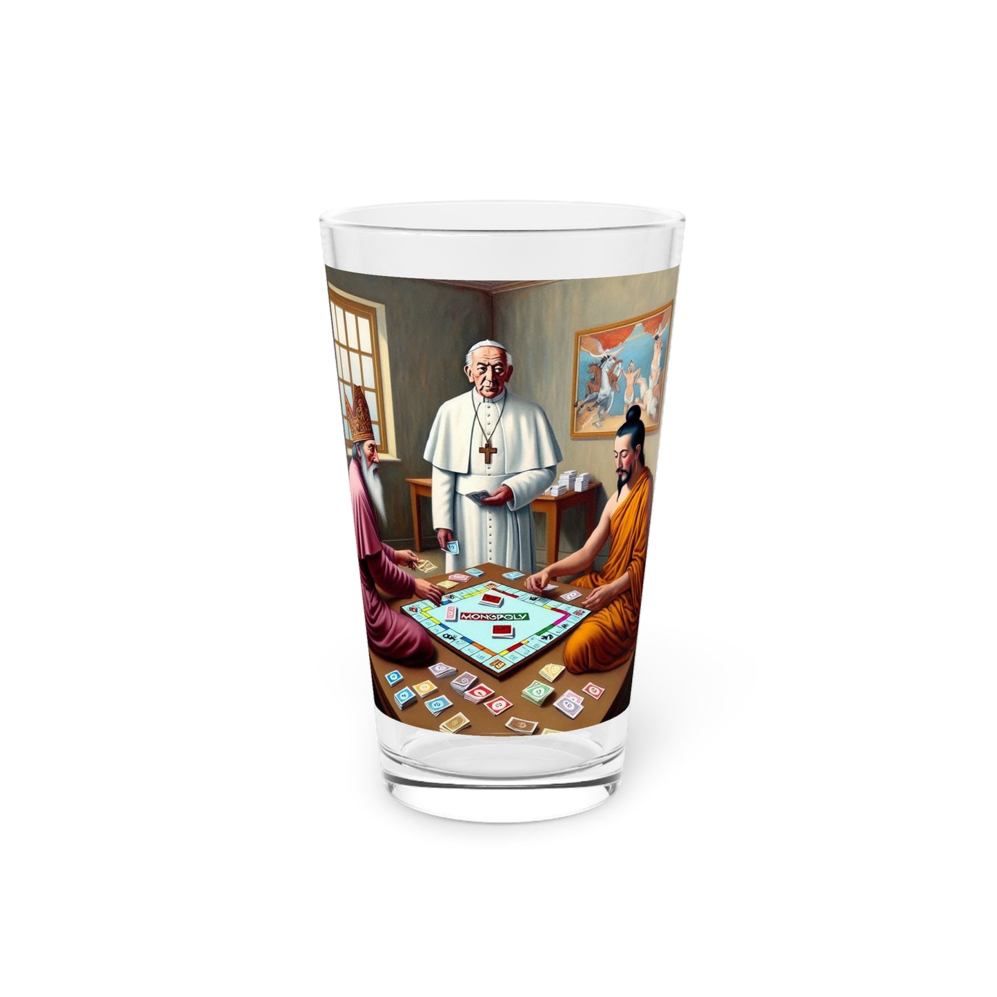 Monopoly Anyone? Pint Glass, 16oz