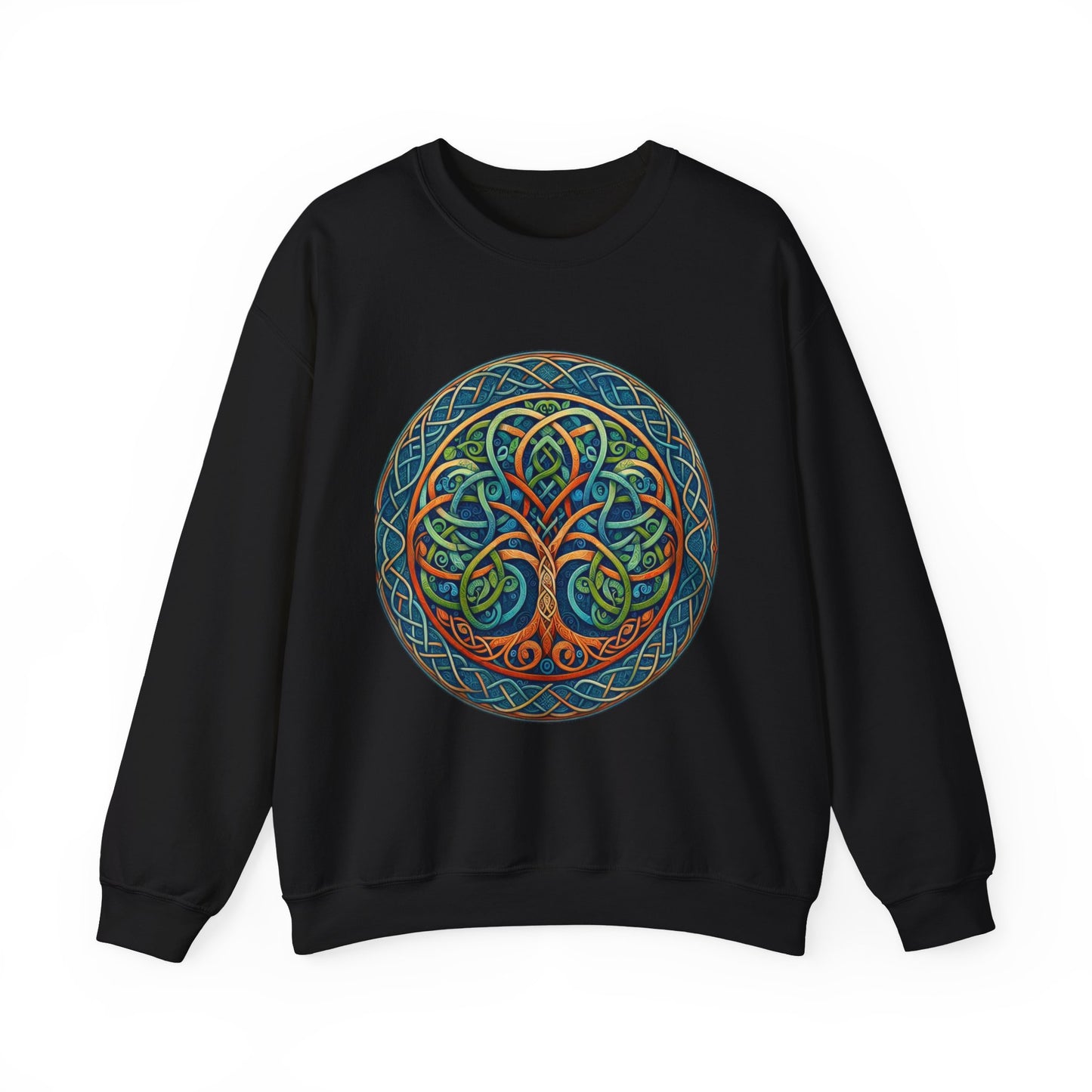 Crewneck Sweatshirt - Celtic Tree of Life Design