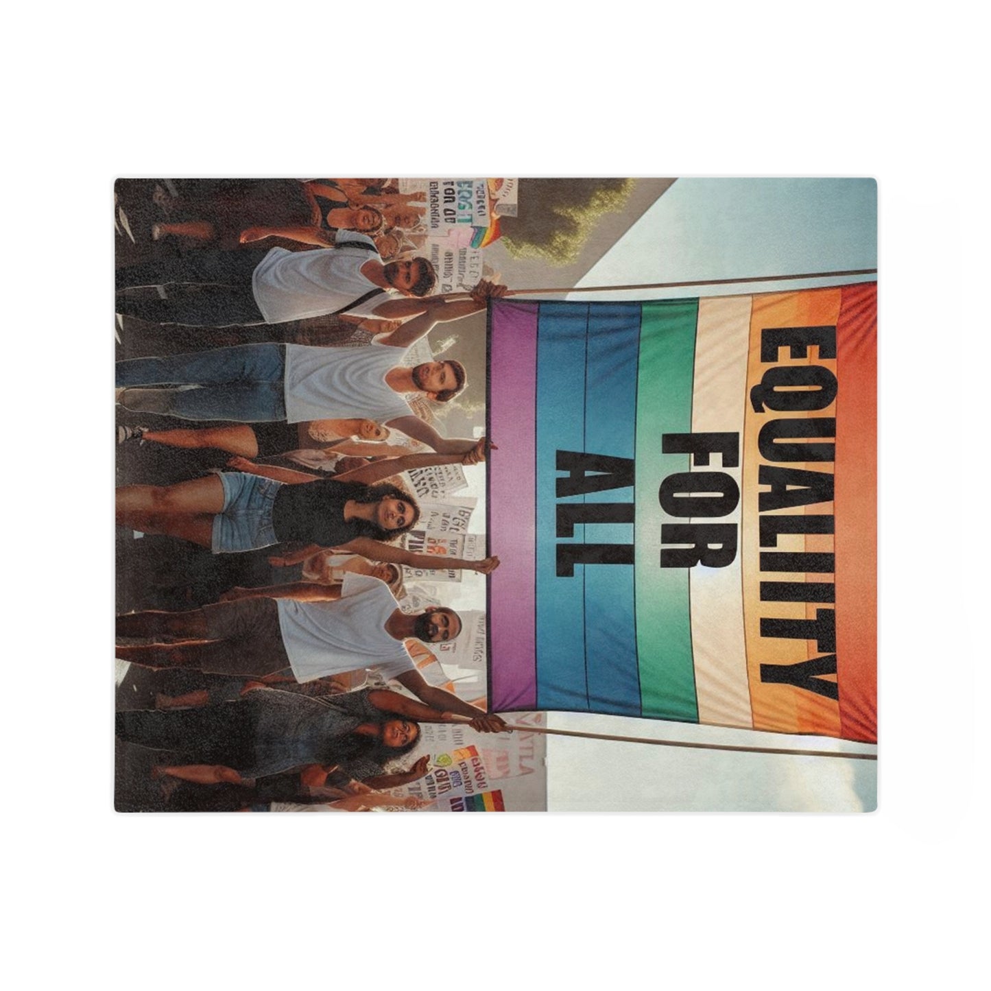 Equality for All Microfiber Blanket