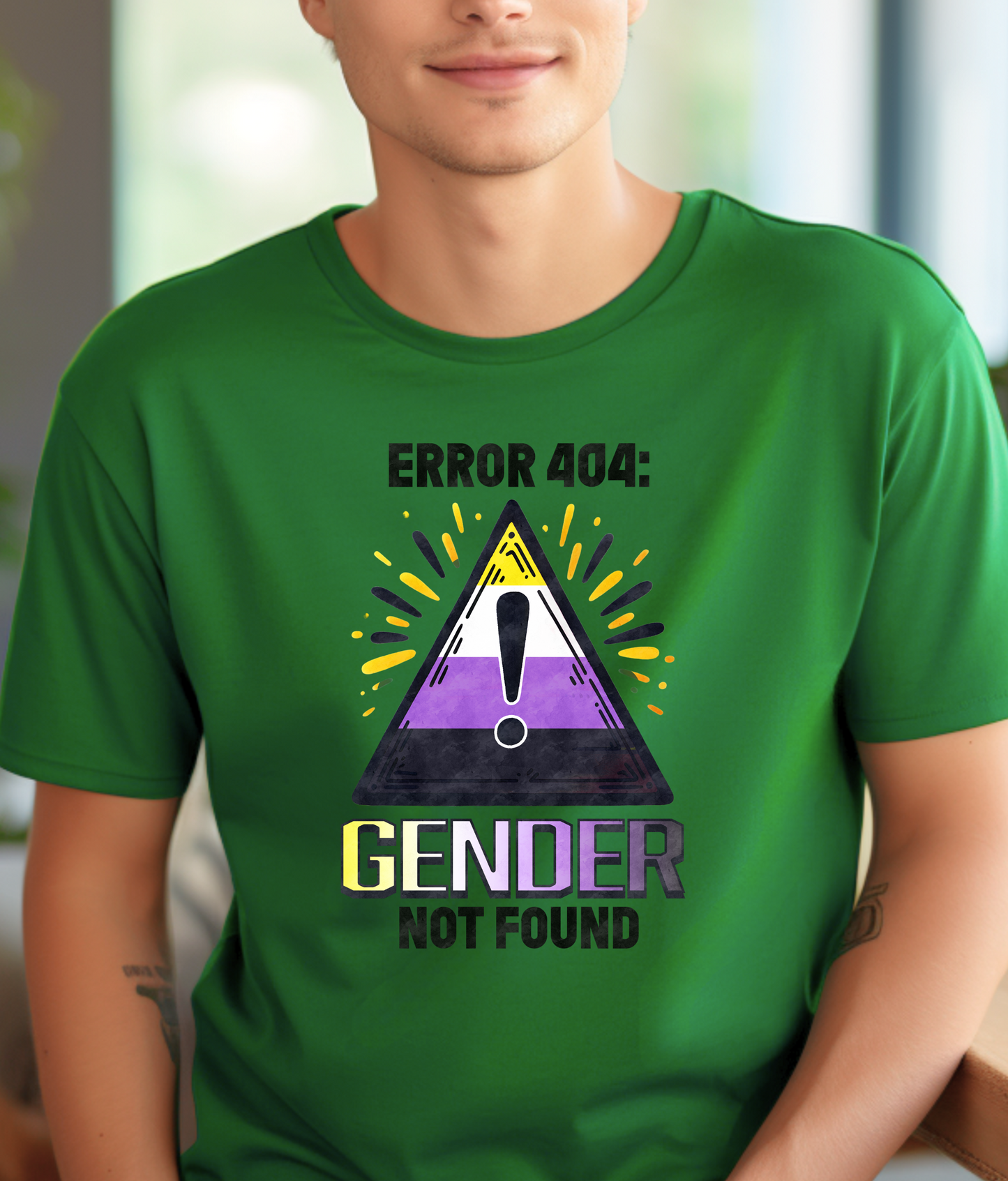 Error 404! Gender Not Found Pride Softstyle T-Shirt