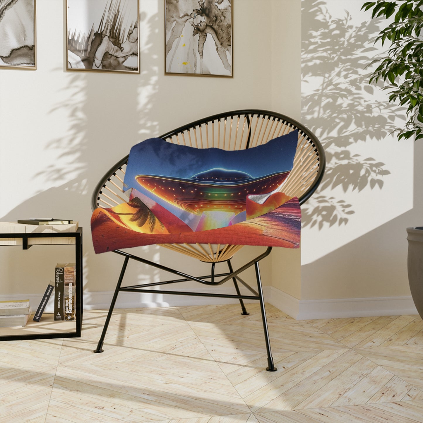 Aliens in Paradise Microfiber Blanket
