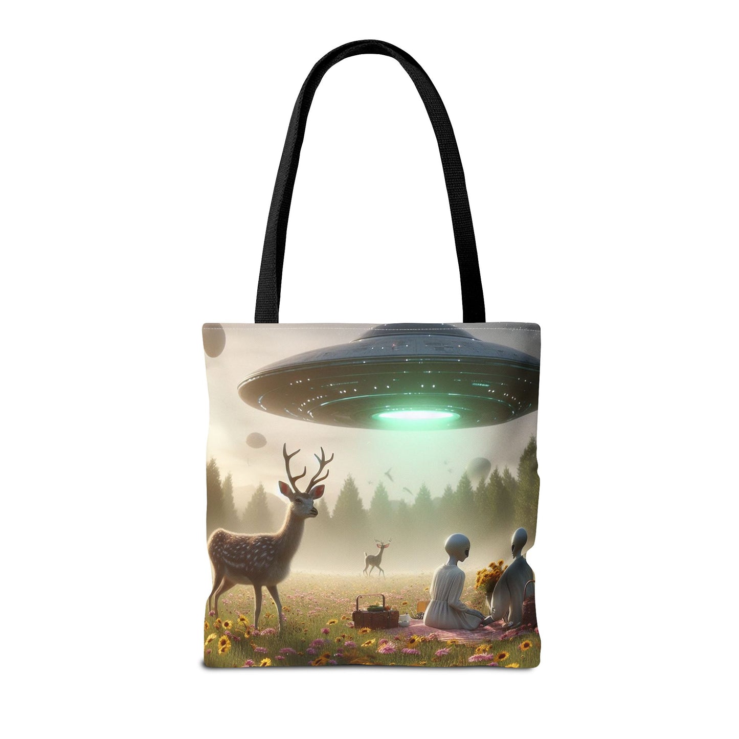 Alien Picnic Tote Bag