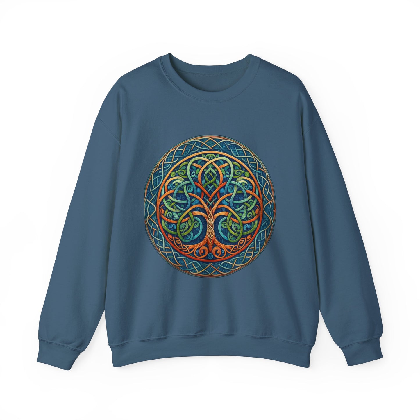 Crewneck Sweatshirt - Celtic Tree of Life Design
