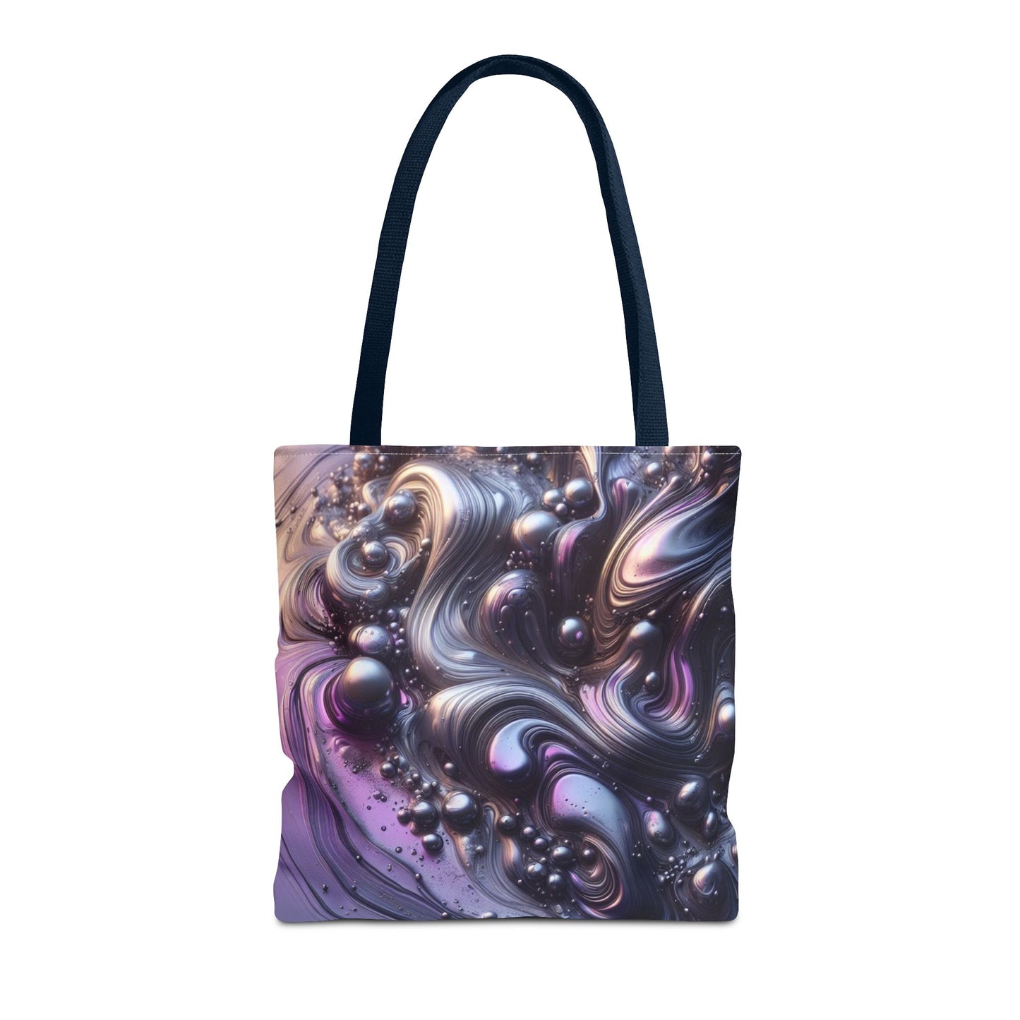 Molten Purple & Steel Tote Bag