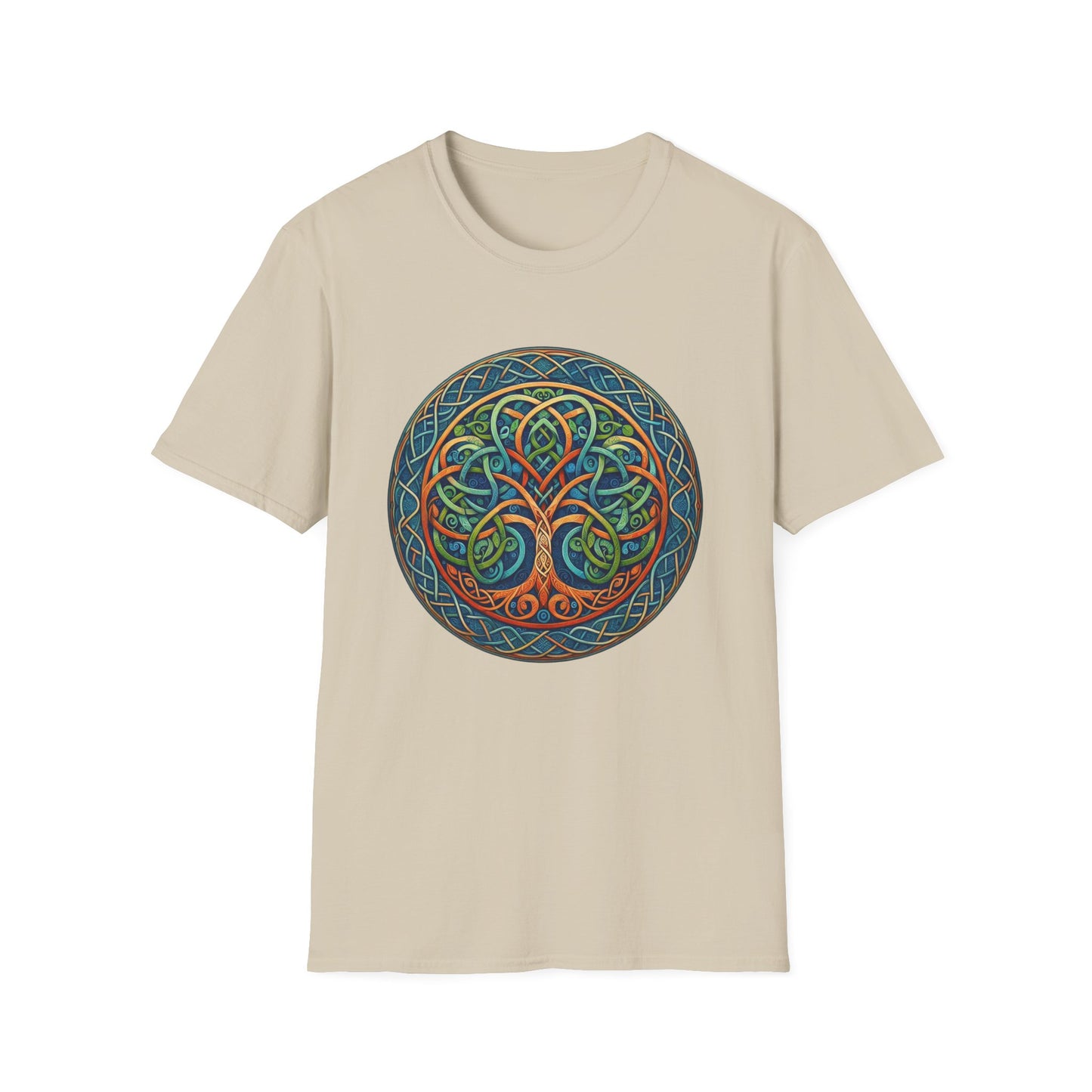 Celtic Design Tree of Life Unisex Soft style T-Shirt