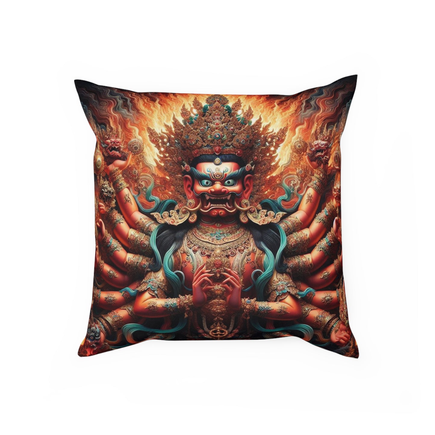 Buddhist God Malakala Pillow