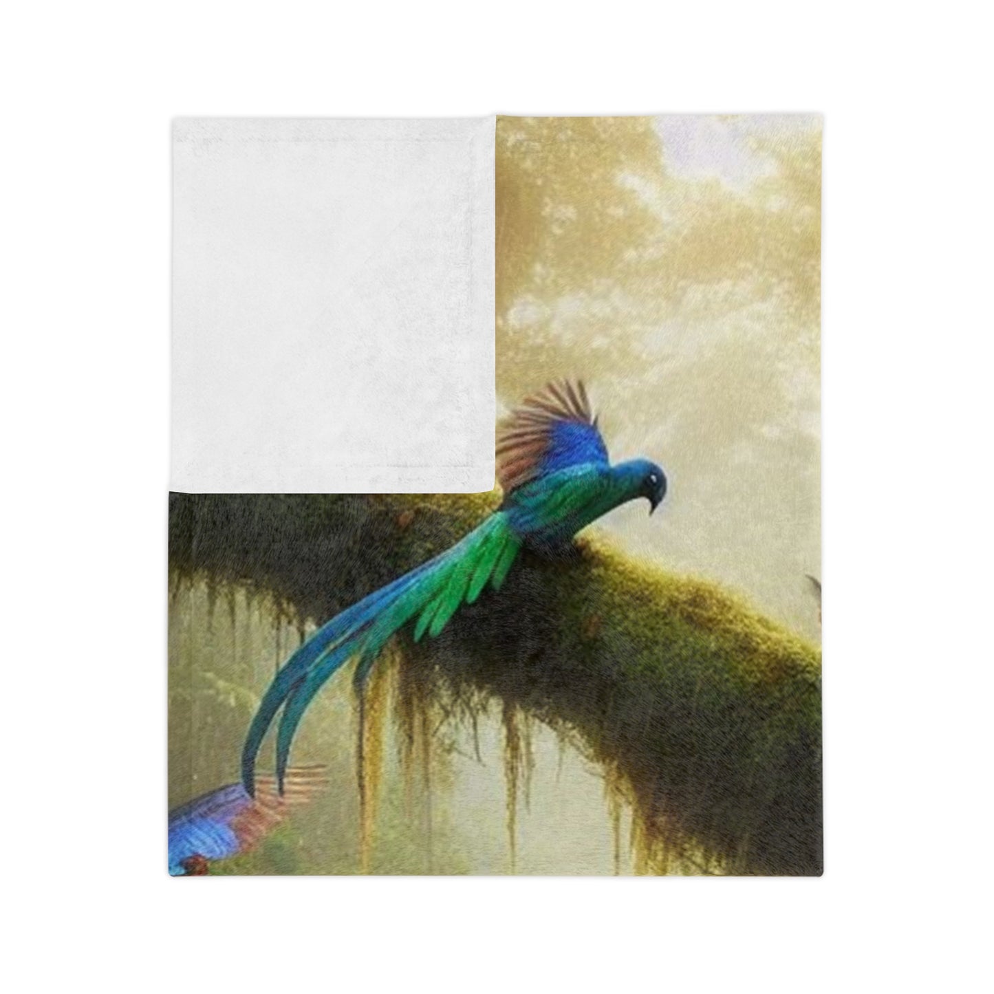Rain Forest & Sloth Velveteen Microfiber Blanket