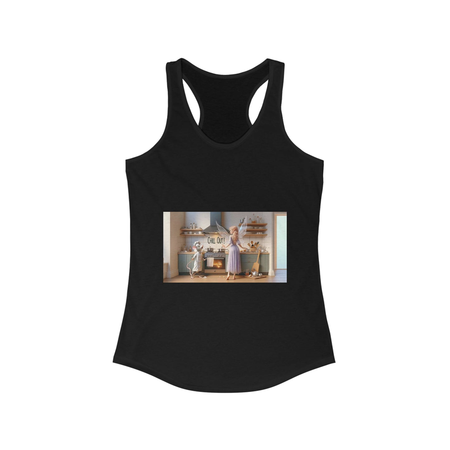 Chill Out Faery Racerback Tank