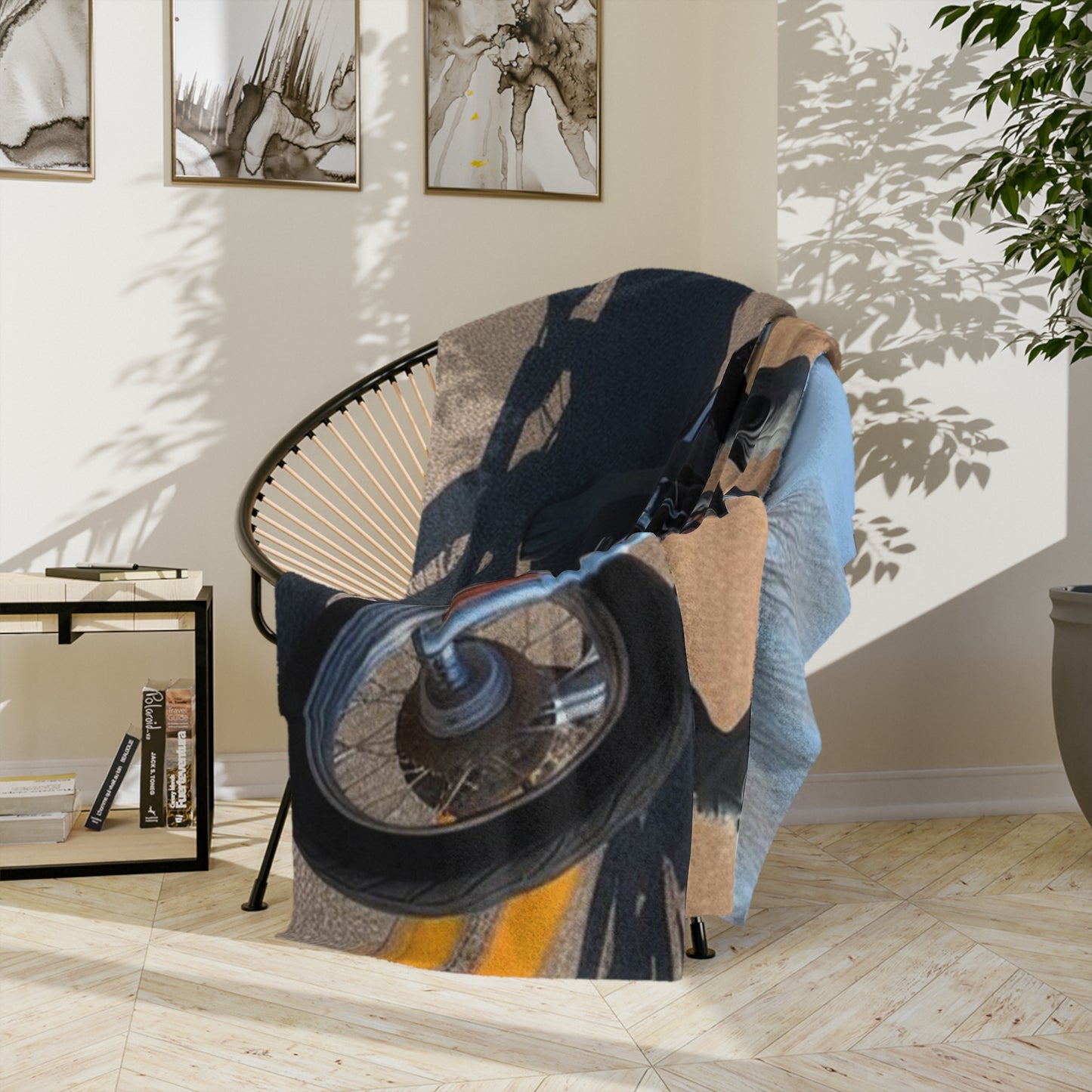 Alien Biker Club Microfiber Blanket