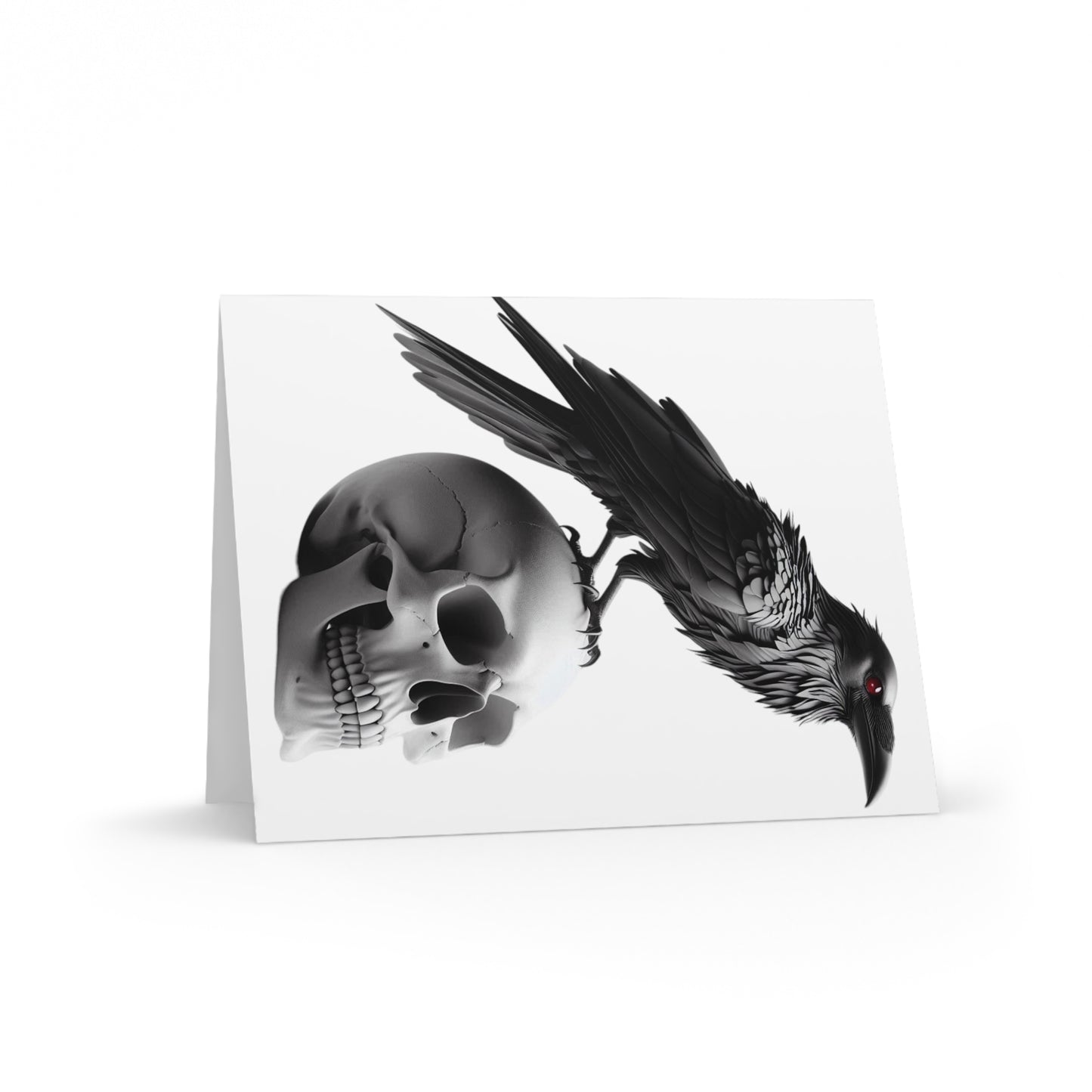Raven & Skull Greeting cards (8, 16, and 24 pcs)