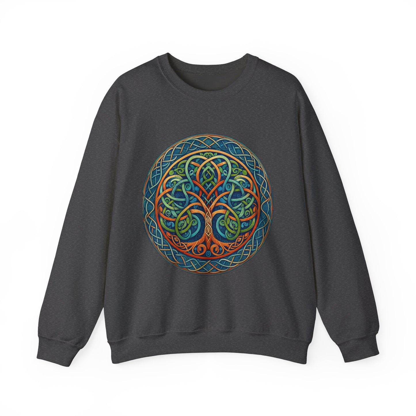 Crewneck Sweatshirt - Celtic Tree of Life Design