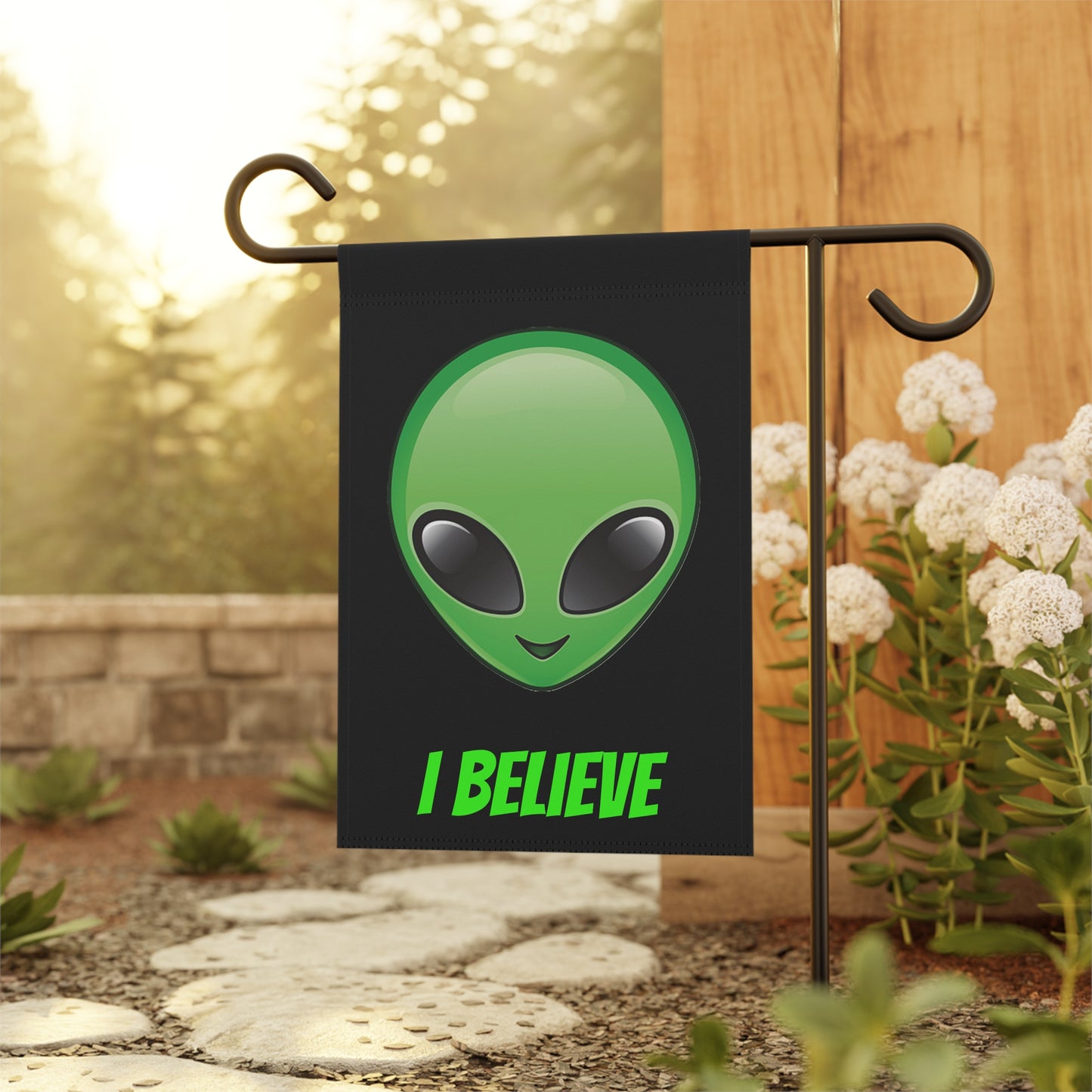 Cutie Pie "I Believe" Garden & House Banner