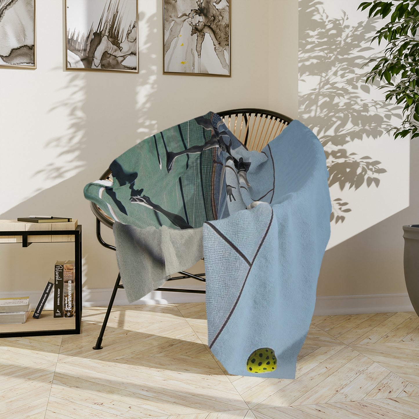 Alien Pickeball Velveteen Microfiber Blanket