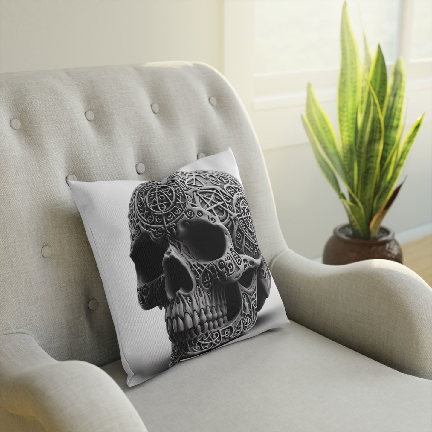 Arcane Skull Pillow