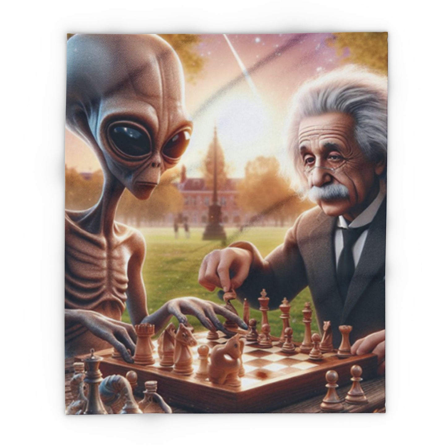 Chess Anyone? Fleece Blanket