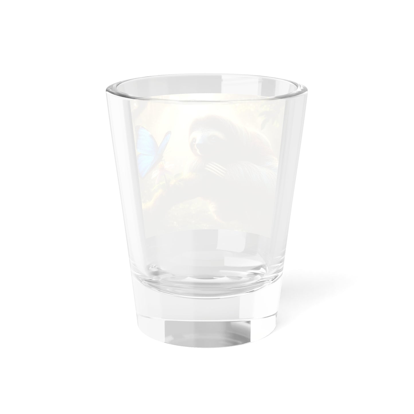 Sloth and Butterfly Shot Glass