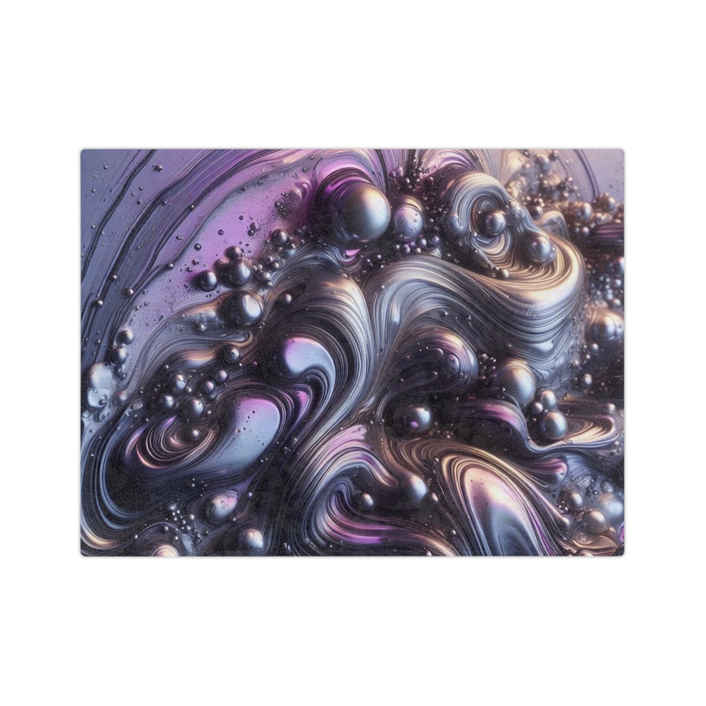 Molten Purple Velveteen Microfiber Blanket