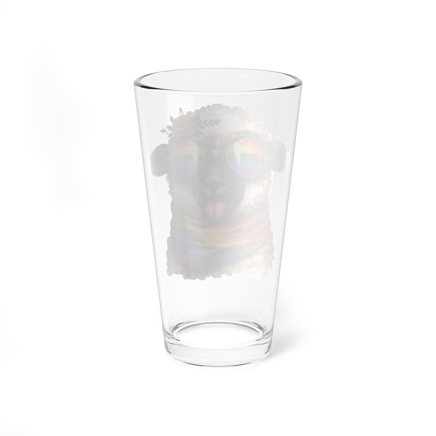 Black Nose Sheep Pride Glass