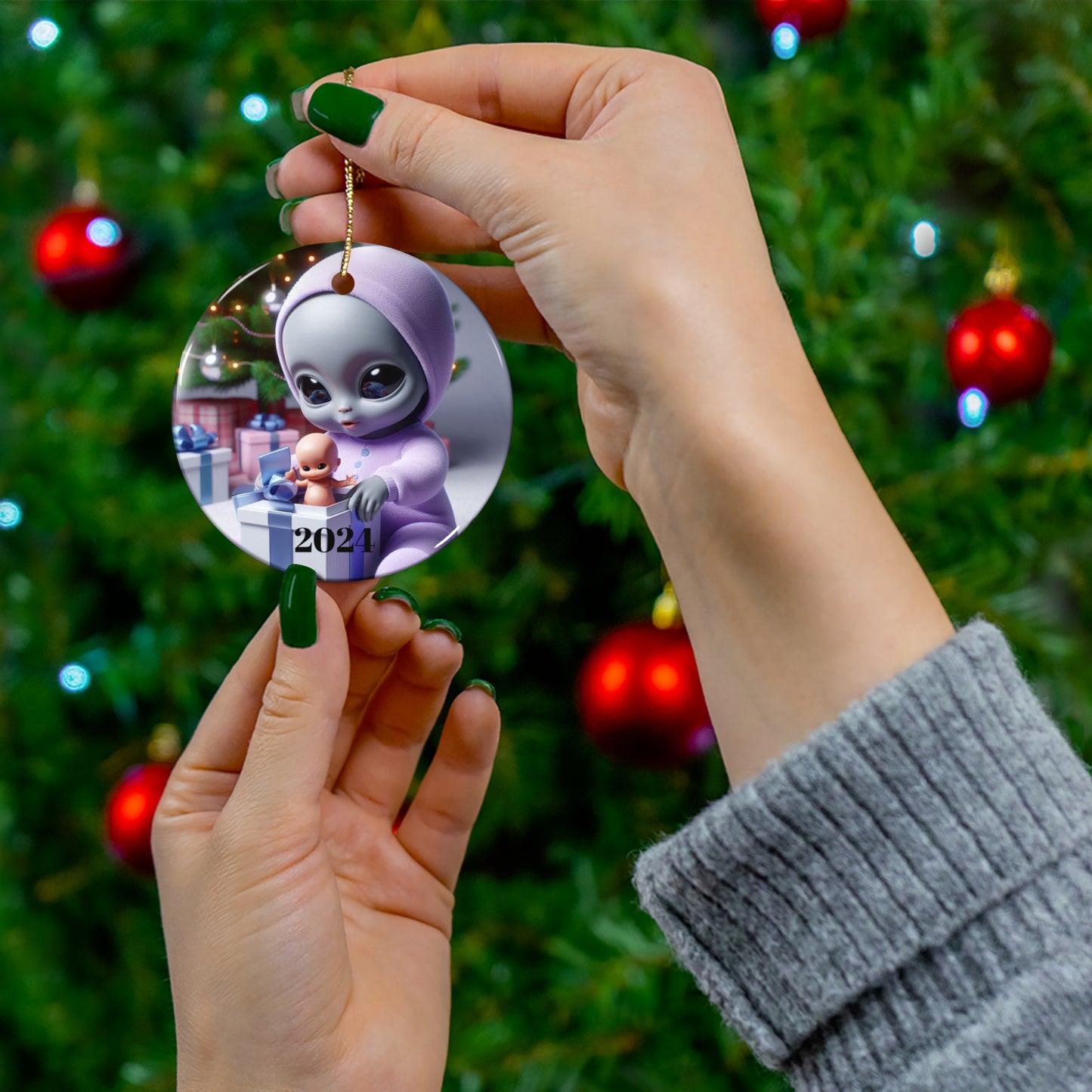 Out-of-this-World Baby's First Christmas Ornament