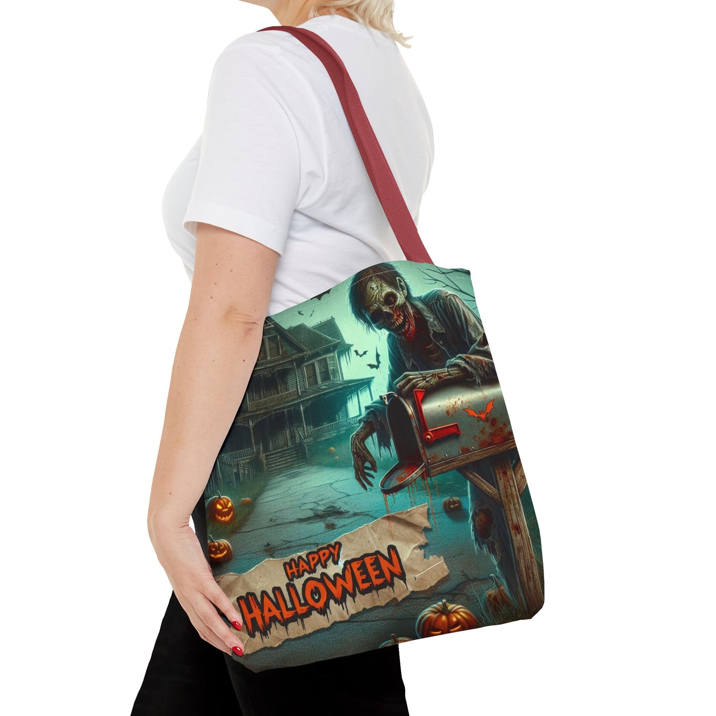 Halloween Zombie Tote Bag