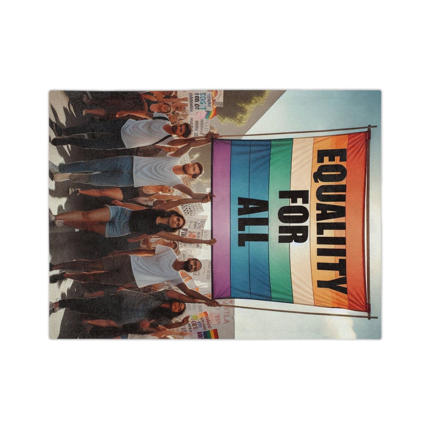 Equality for All Microfiber Blanket