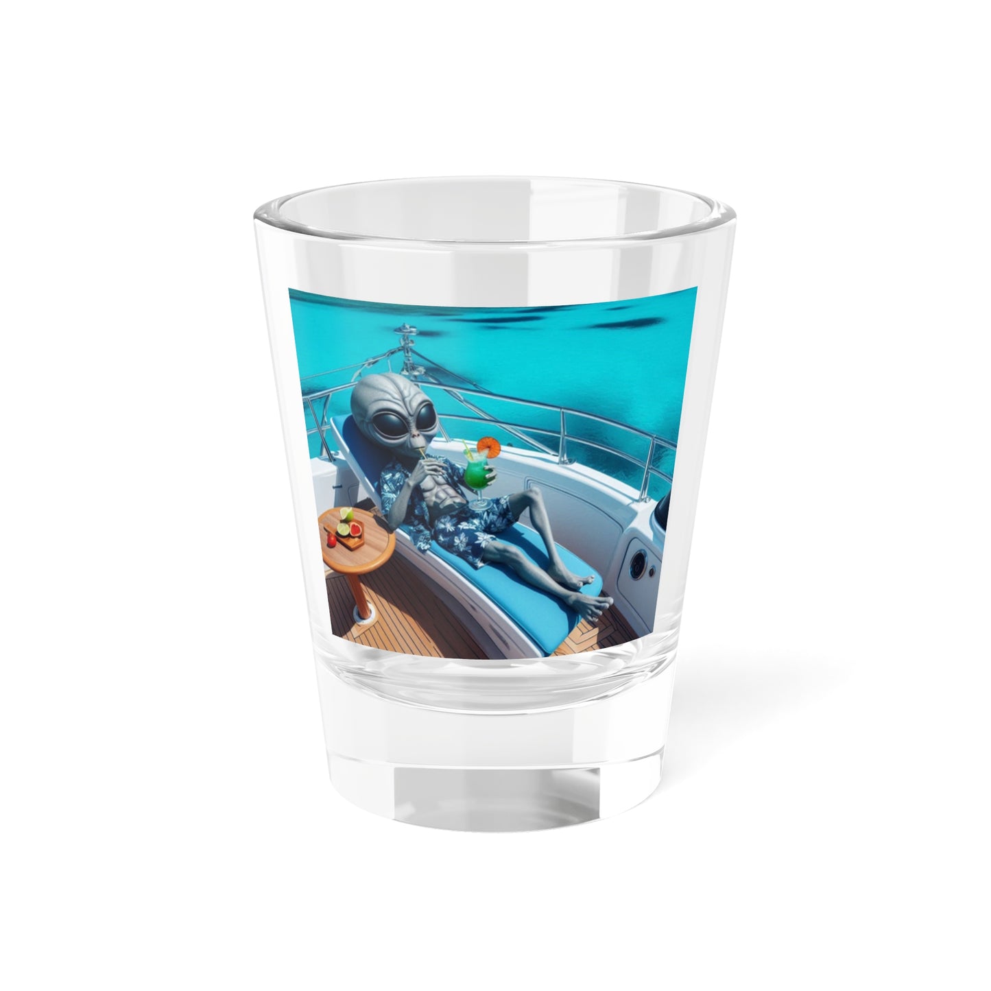 Bob the Billionaire Alien Shot Glass