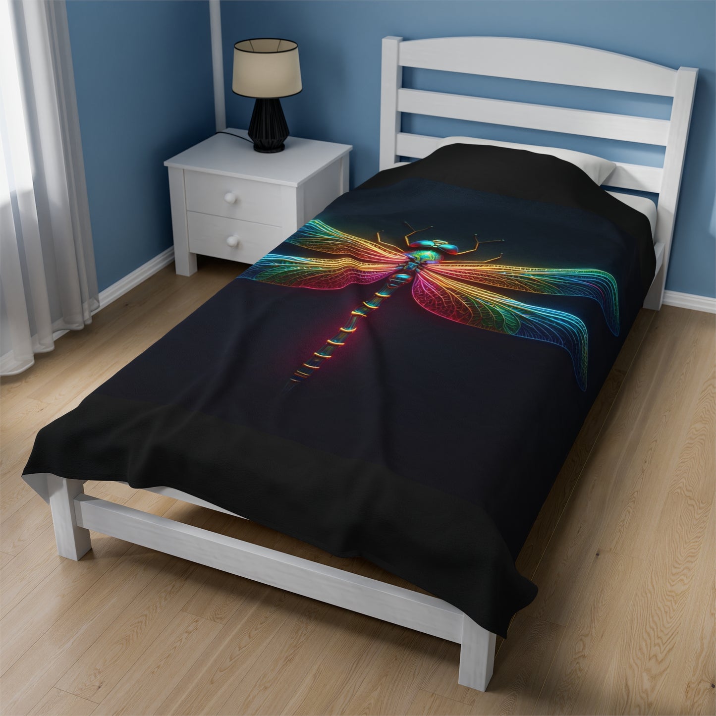 Dragonfly Velveteen Plush Blanket