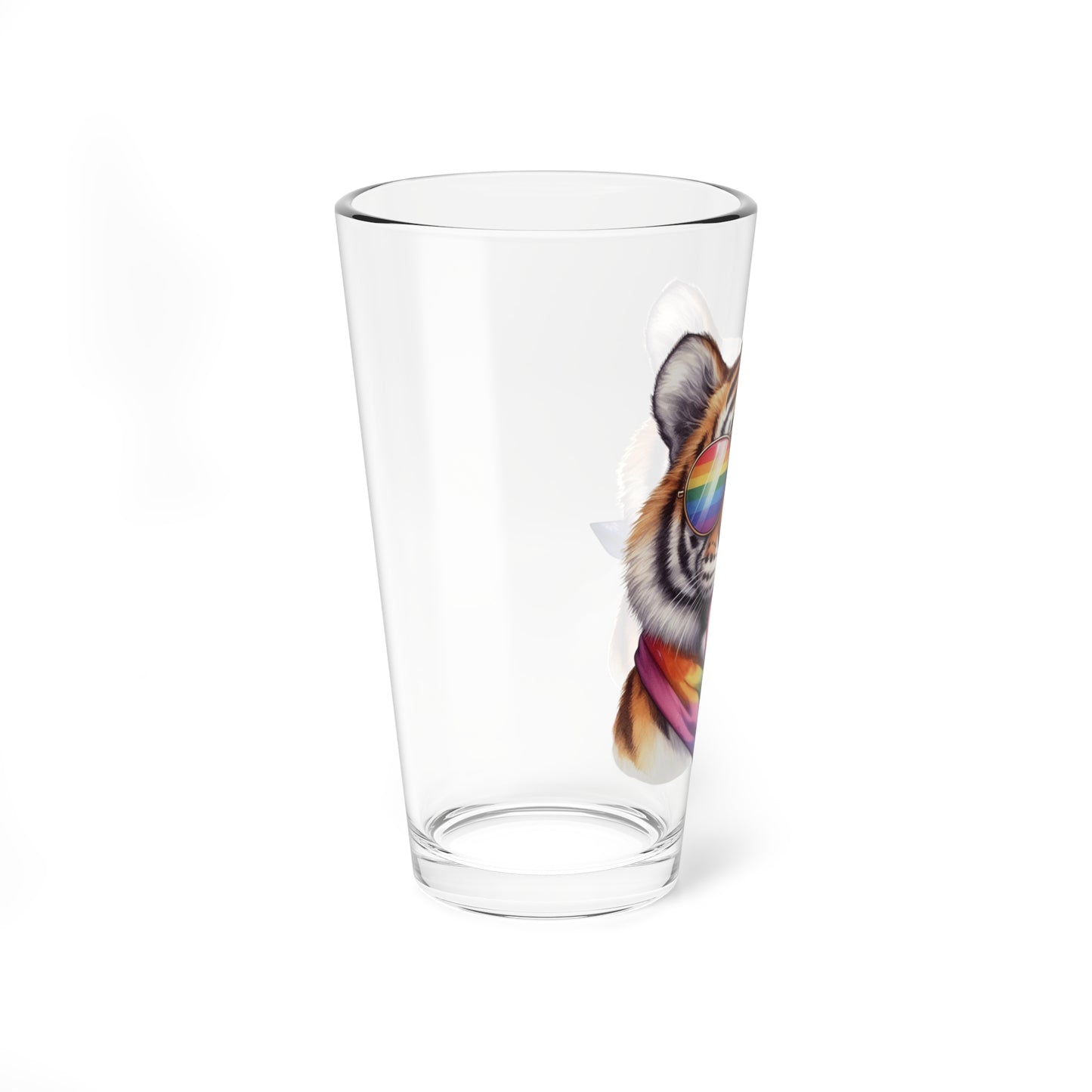 Pride Pint Glass-Tiger