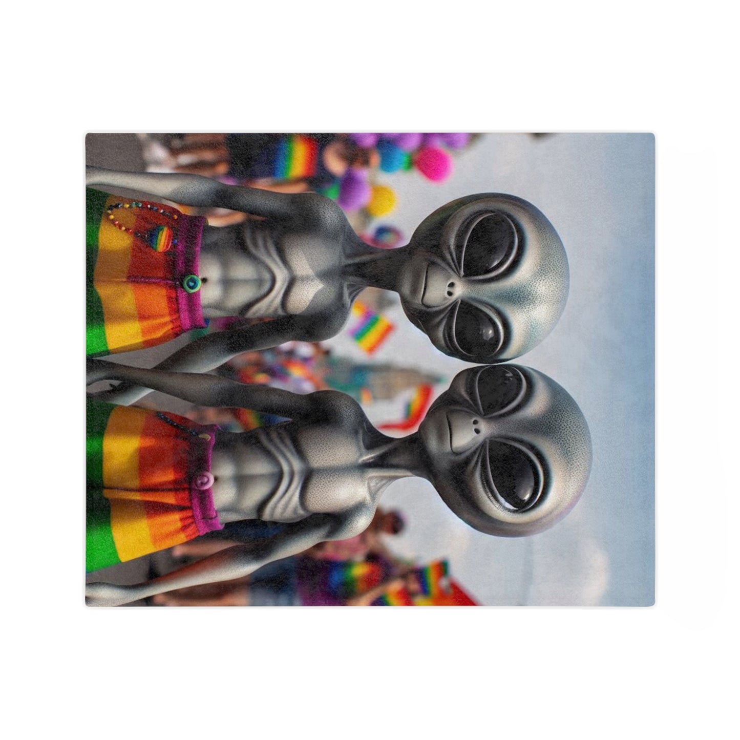 PRIDE Aliens Microfiber Blanket