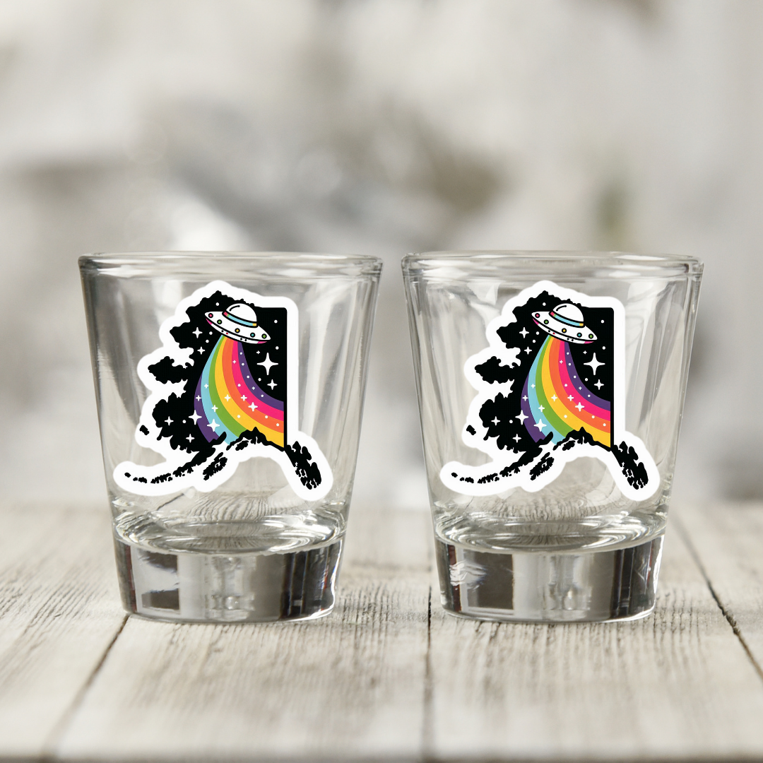 Alaska Pride Shot Glass