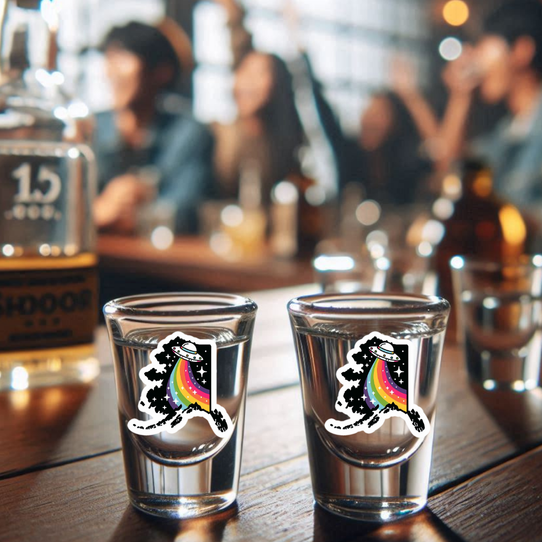 Alaska Pride Shot Glass