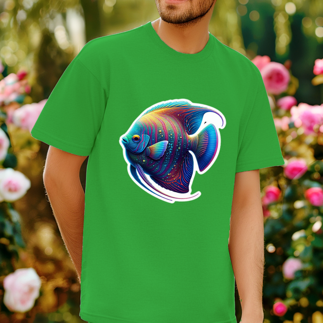 Rainbow Angelfish Unisex Soft T-Shirt