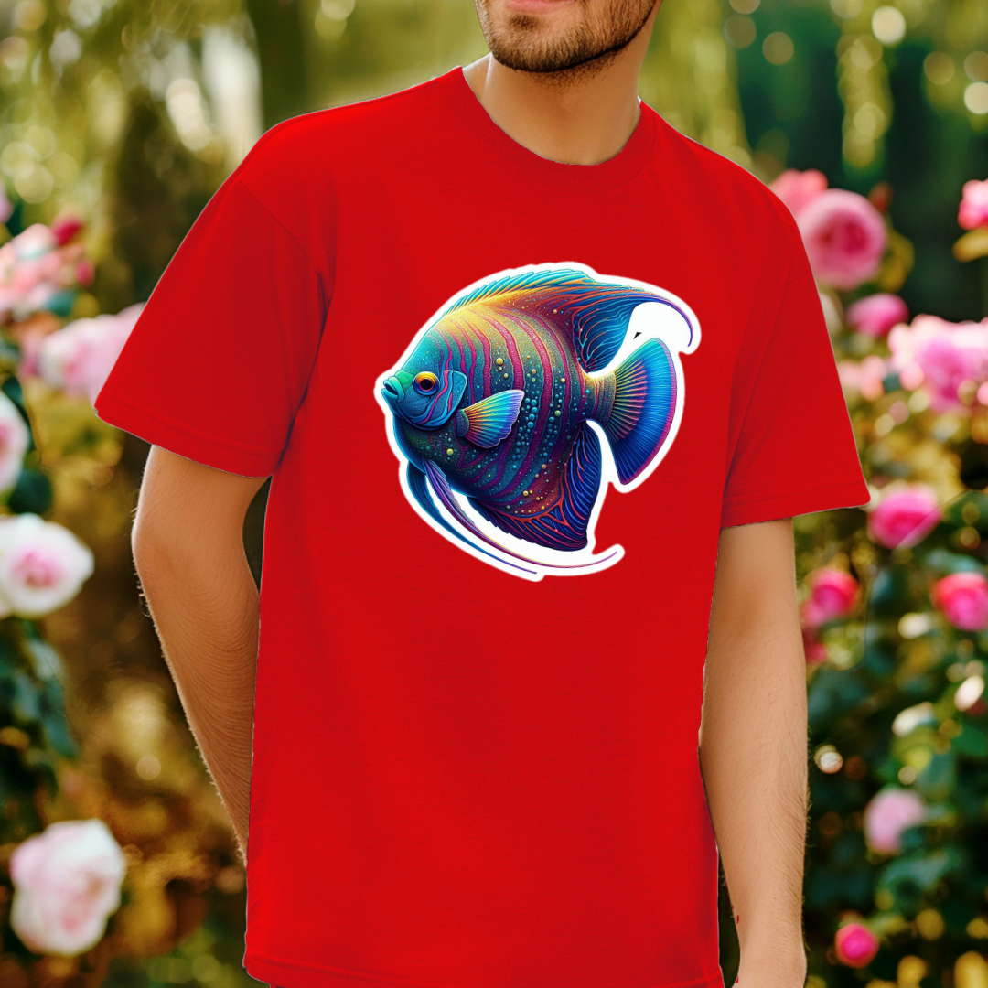 Rainbow Angelfish Unisex Soft T-Shirt
