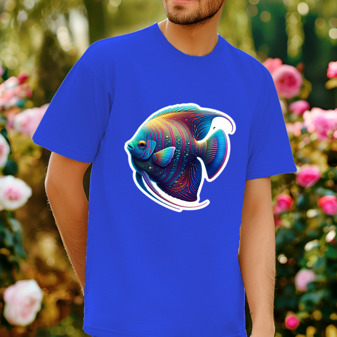 Rainbow Angelfish Unisex Soft T-Shirt