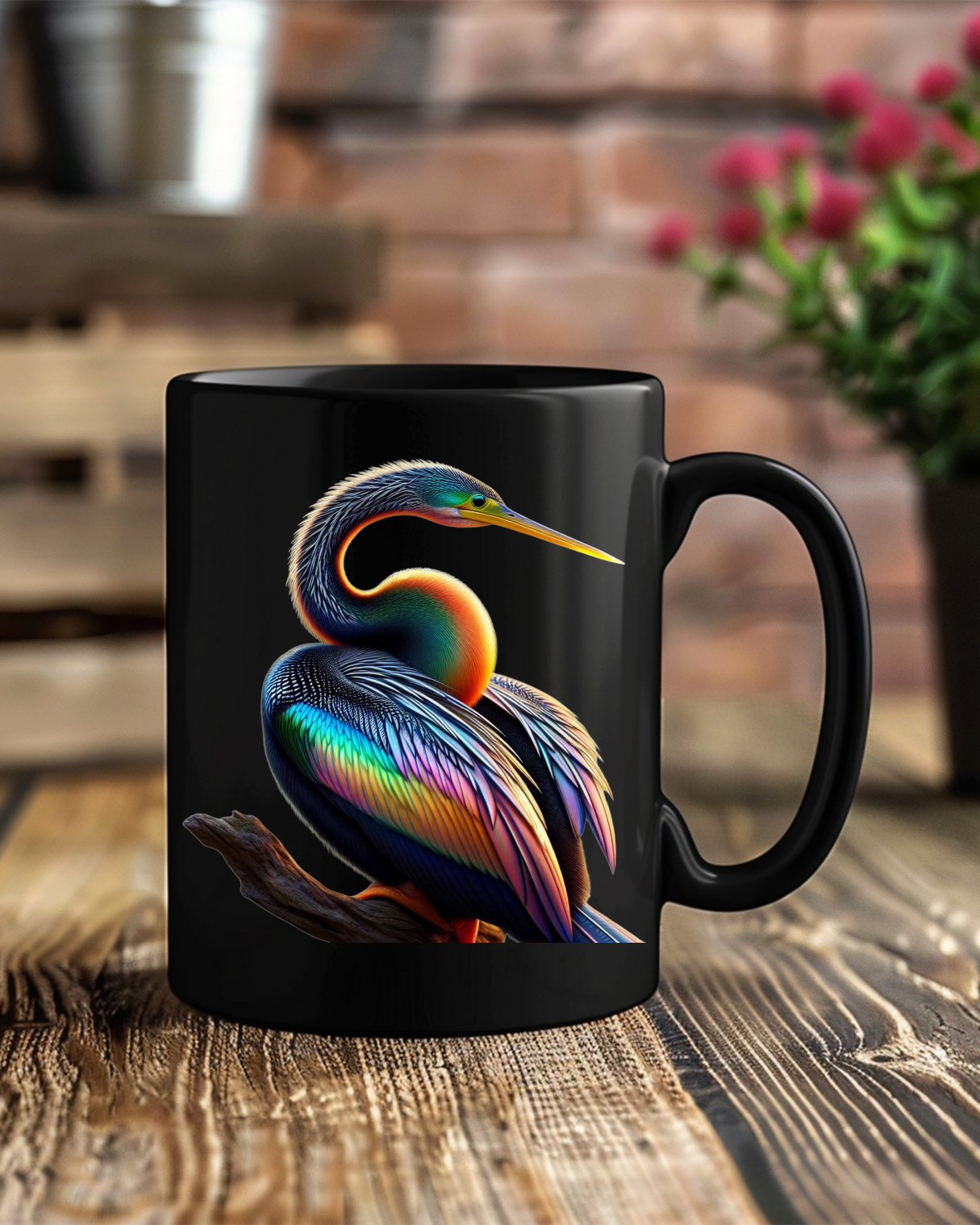 Coffee Mug Featuring Rainbow Anhinga - Water Turkey