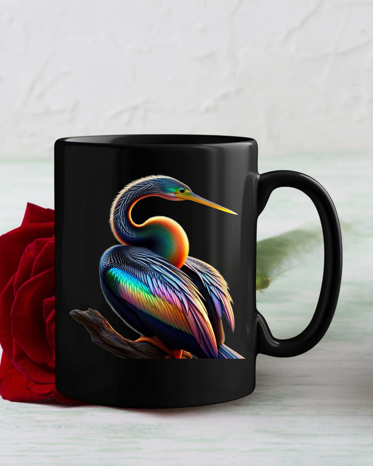 Coffee Mug Featuring Rainbow Anhinga - Water Turkey